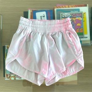 Lululemon Tracker Shorts Pink Tie Dye